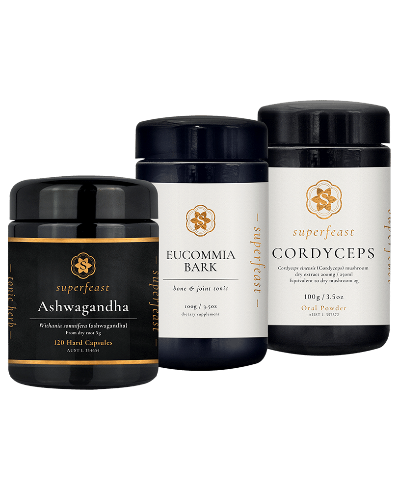 Men's Health Bundle - Cordyceps, Eucommia & Ashwagandha Caps