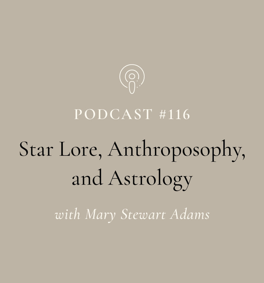 Star Lore, Anthroposophy, & Astrology with Mary Stewart Adams (EP#116)