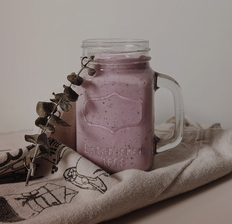 Beauty Boosting Blackberry Cheesecake Smoothie