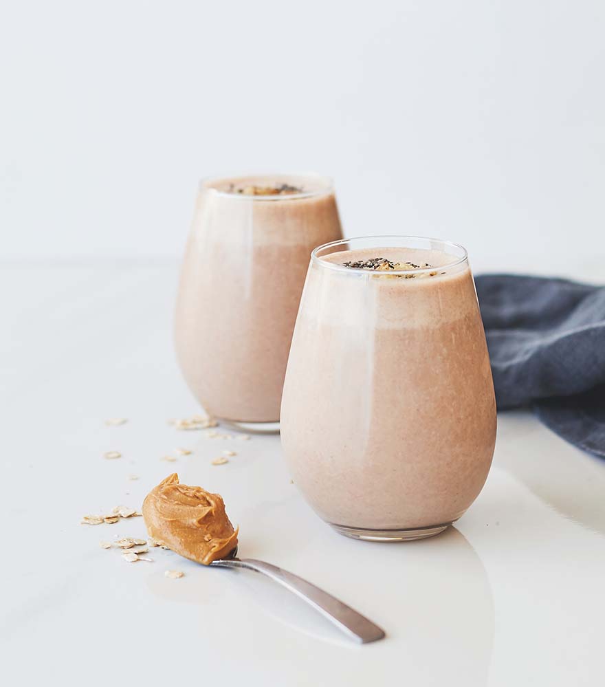 Chai Spiced Peanut Butter Cup Smoothie