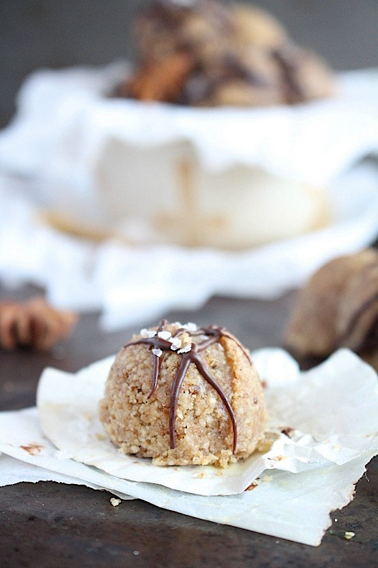 Date Free Chai Spiced Nut Butter Fudge Bites