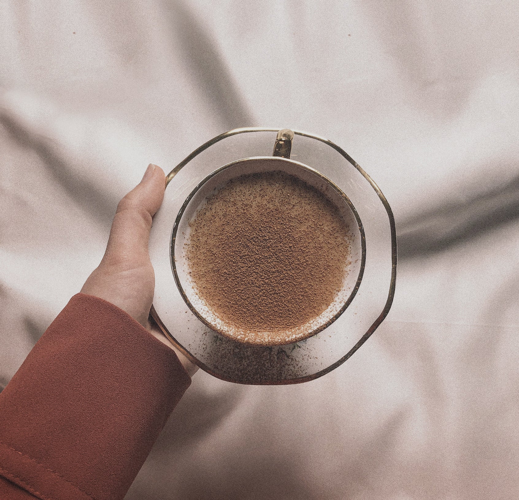 Mushroom Hot Chocolate with Lucuma & Mesquite