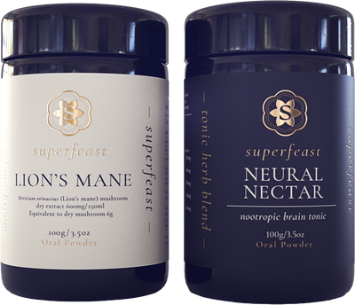 Brain Gains Pack - Lions Mane & Neural Nectar