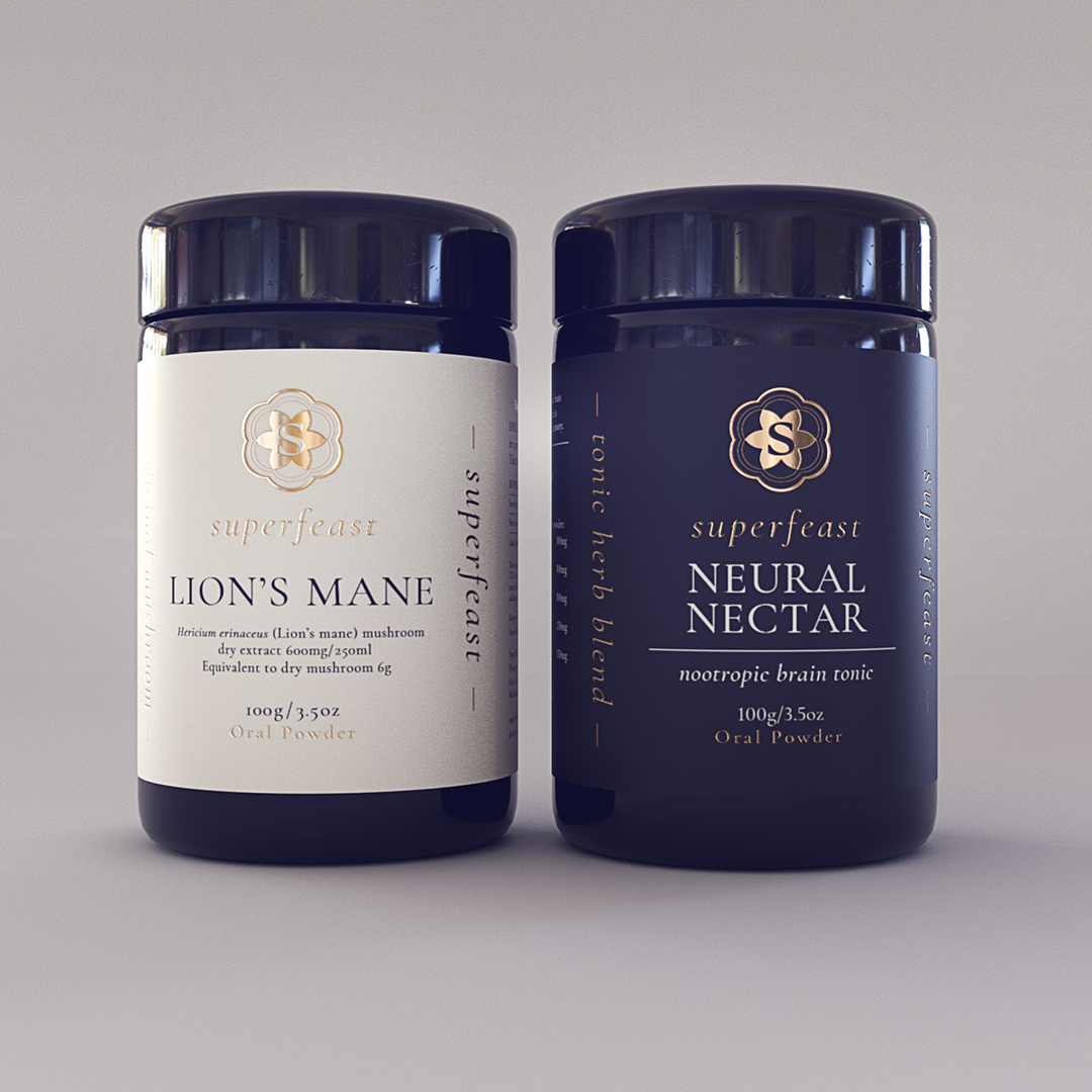 Brain Gains Pack - Lions Mane & Neural Nectar